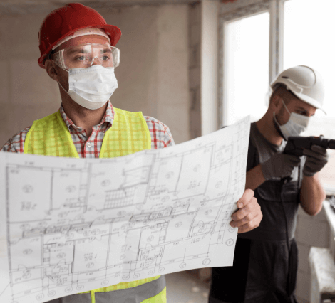 contractors doing home renovation